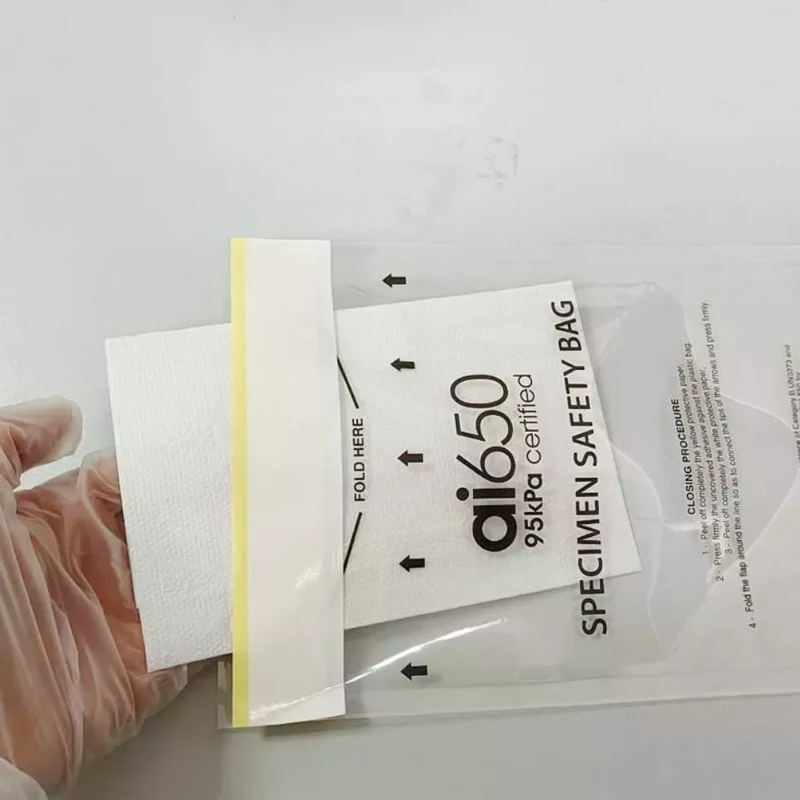 일회용 병원물질 폐기물 가방 빨간색 색상 맞춤형 크기