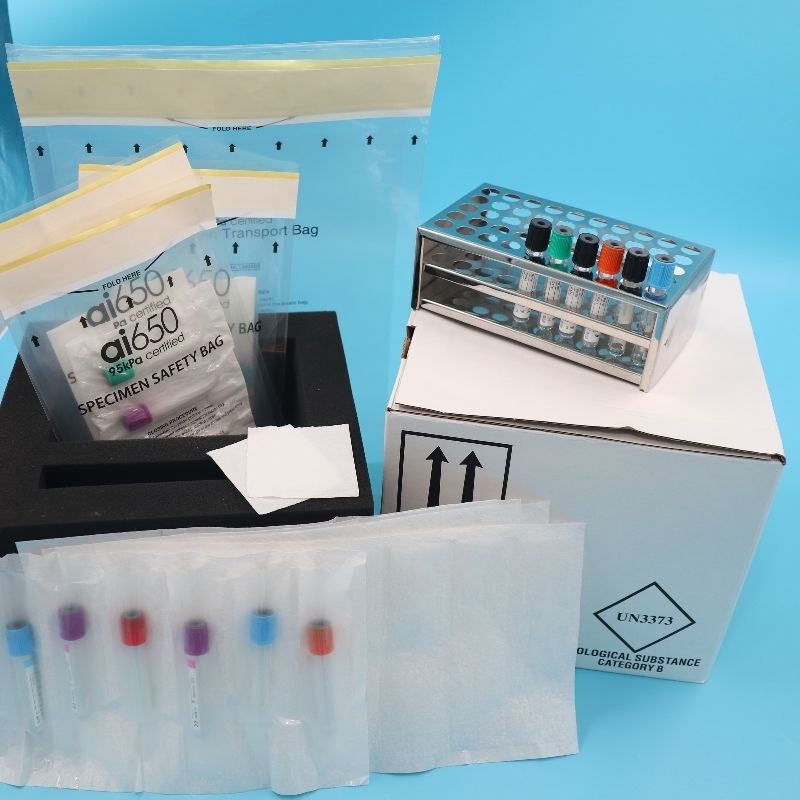 AIC 실험실 표본 운송 봉지 95 KPa 표본 봉지 안전 생물 위험물질 취급
