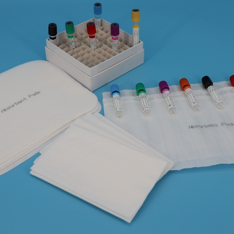 95kPa 바이오 위험 수송 가방 4 슬롯 흡수 수갑과 550ml 흡수