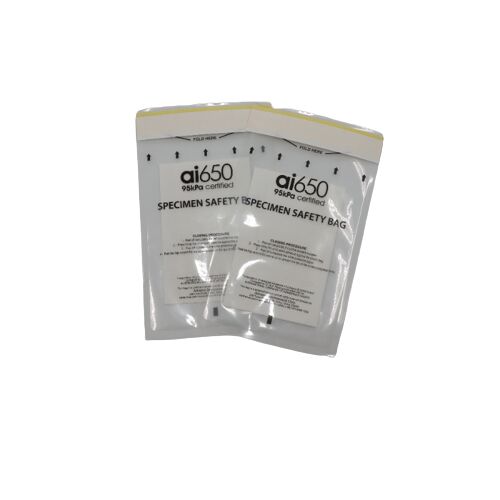 Leak-Proof 95kPa Biohazard Bag Multi-Slot Absorbent Sleeve Specimen Transport Kit For Water Quality & Clinical Labs