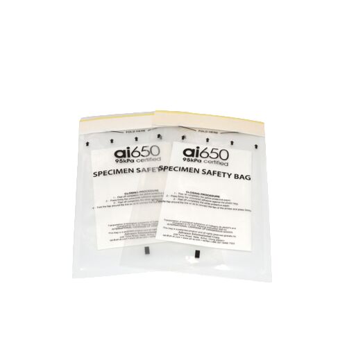 실험실 3층 95kpa 접착형 표본 가방 Zip 잠금 바이오 위험 표본 운송 가방, 운송을 위해 이상적인 표본 상자 & 바이오 위험 폐기물 가방