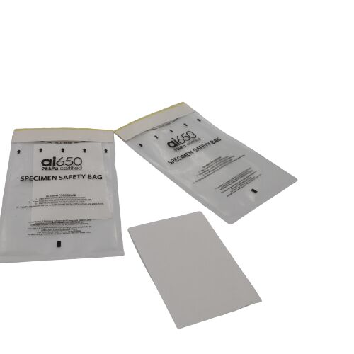 95kPa의 주머니가 있는 표본 가방 바이오 위험 표본 운송 상자 실험실용 바이오 위험 표본 운송 가방