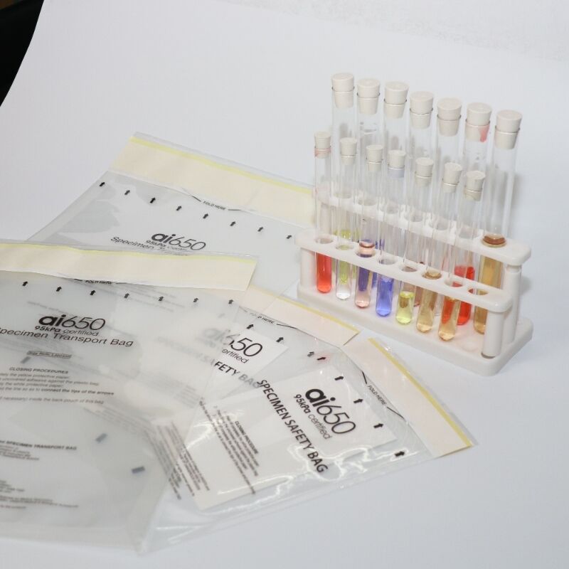 95kPa Specimen Bag Biohazard Packaging Bag For UN3373 Specimen Transport & Dangerous Goods 소재와 물류를 위한 95kPa 표본 가방