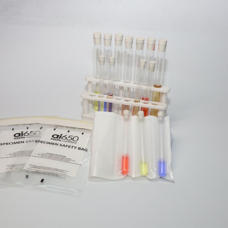 일회용 생물 샘플 흡수 패드 2 베이 / 4 베이 / 7 베이 샘플 운송용 흡수 주머니, UN3373 준수, 95kPa 누출 방지